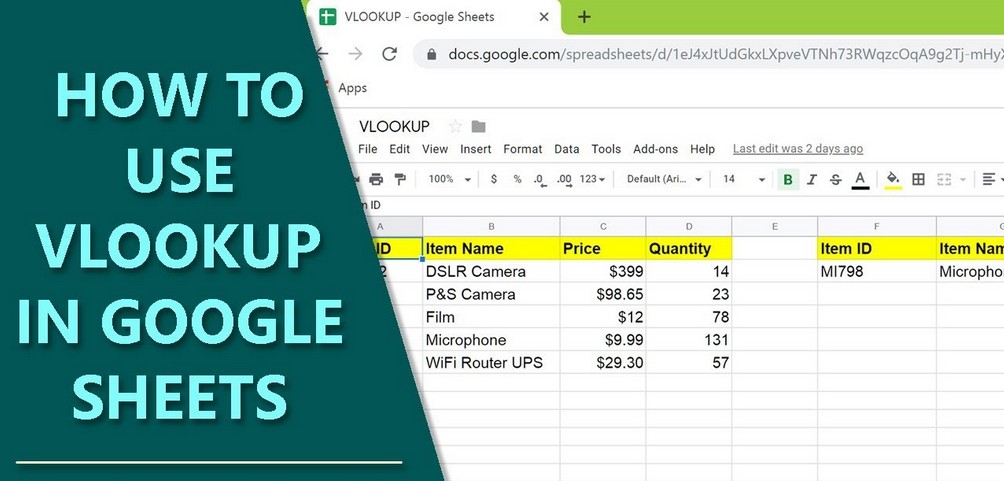 How To Use VLOOKUP In Google Sheets: 6 Easy Ways To Improve Workflow ...