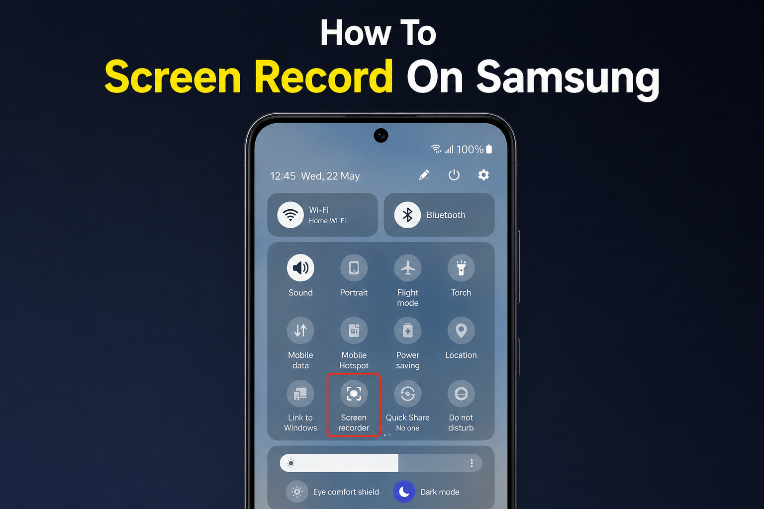 How To Screen Record On Samsung 1