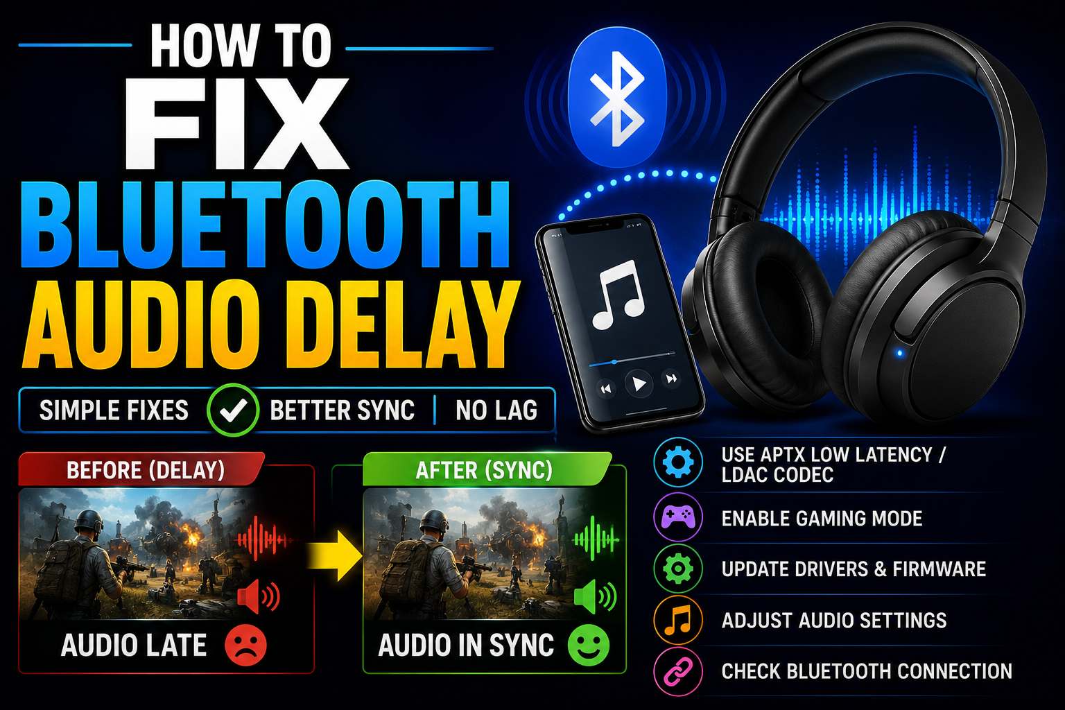 How to Fix Bluetooth Audio Delay 1