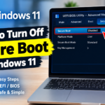 How to Turn Off Secure Boot in Windows 11