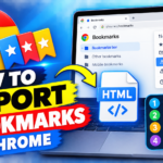 how to export bookmarks chrome