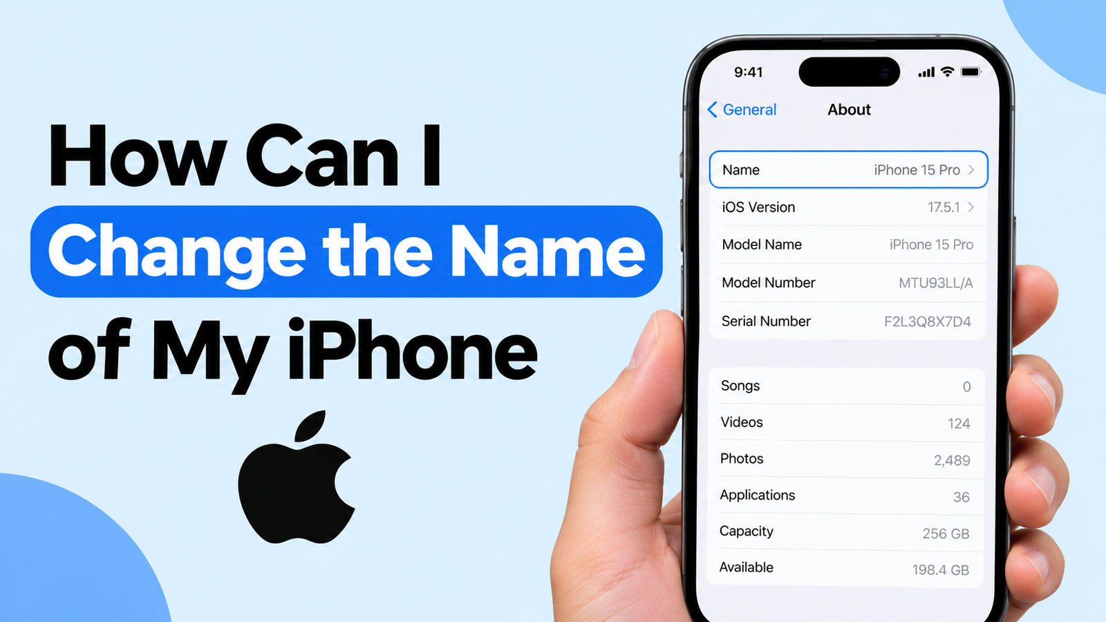 How Can I Change the Name of My iPhone 1