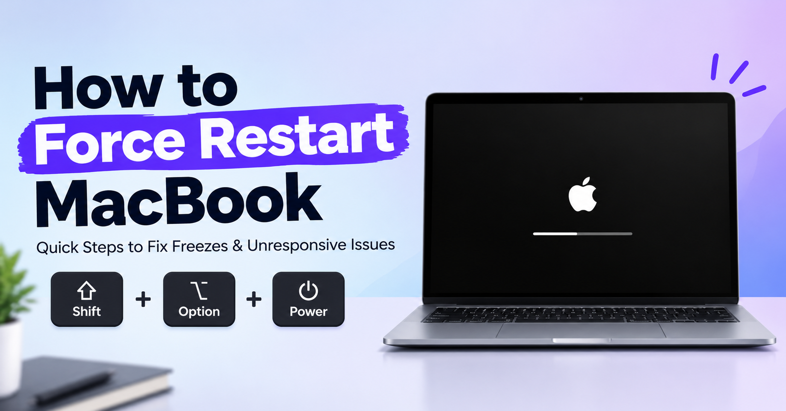 how to force restart macbook