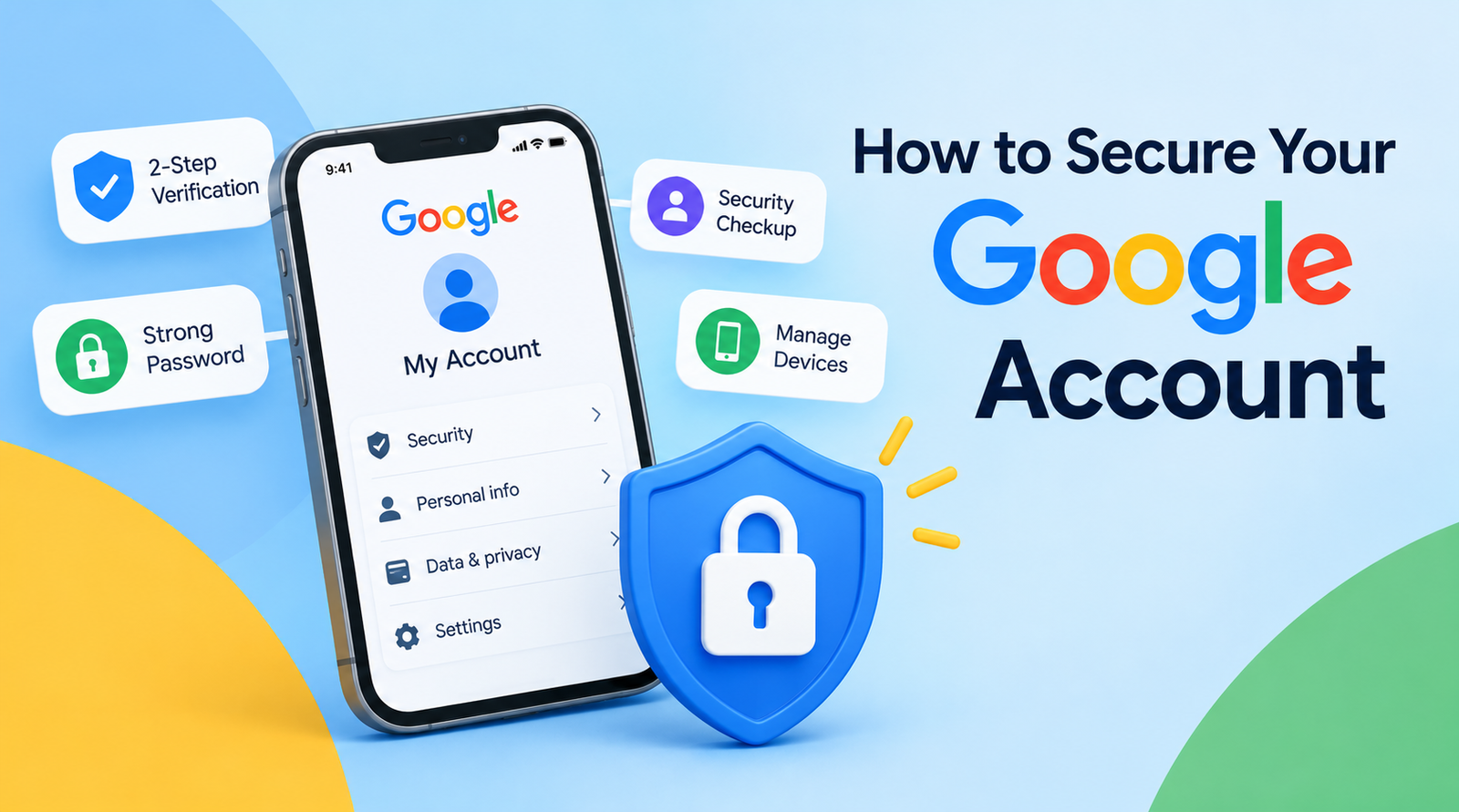 how to secure your Google account 1
