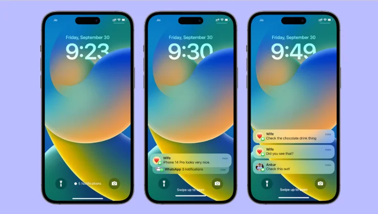 Libre 3 data on lock screen iPhone 2