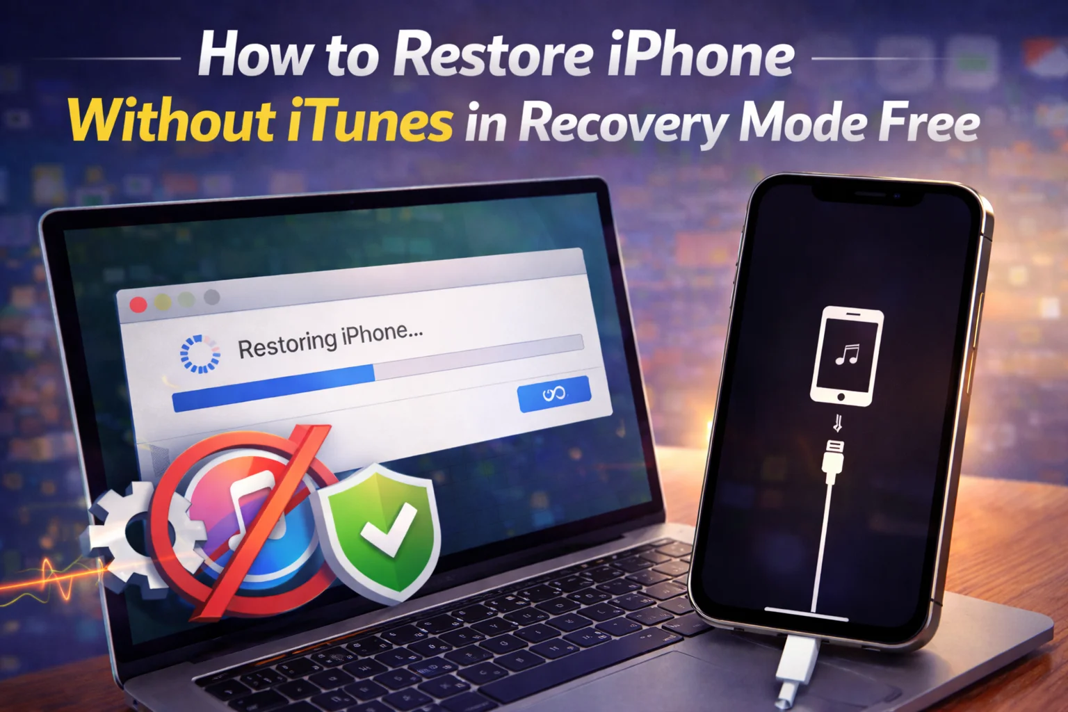 How to Restore iPhone Without iTunes in Recovery Mode Free 1
