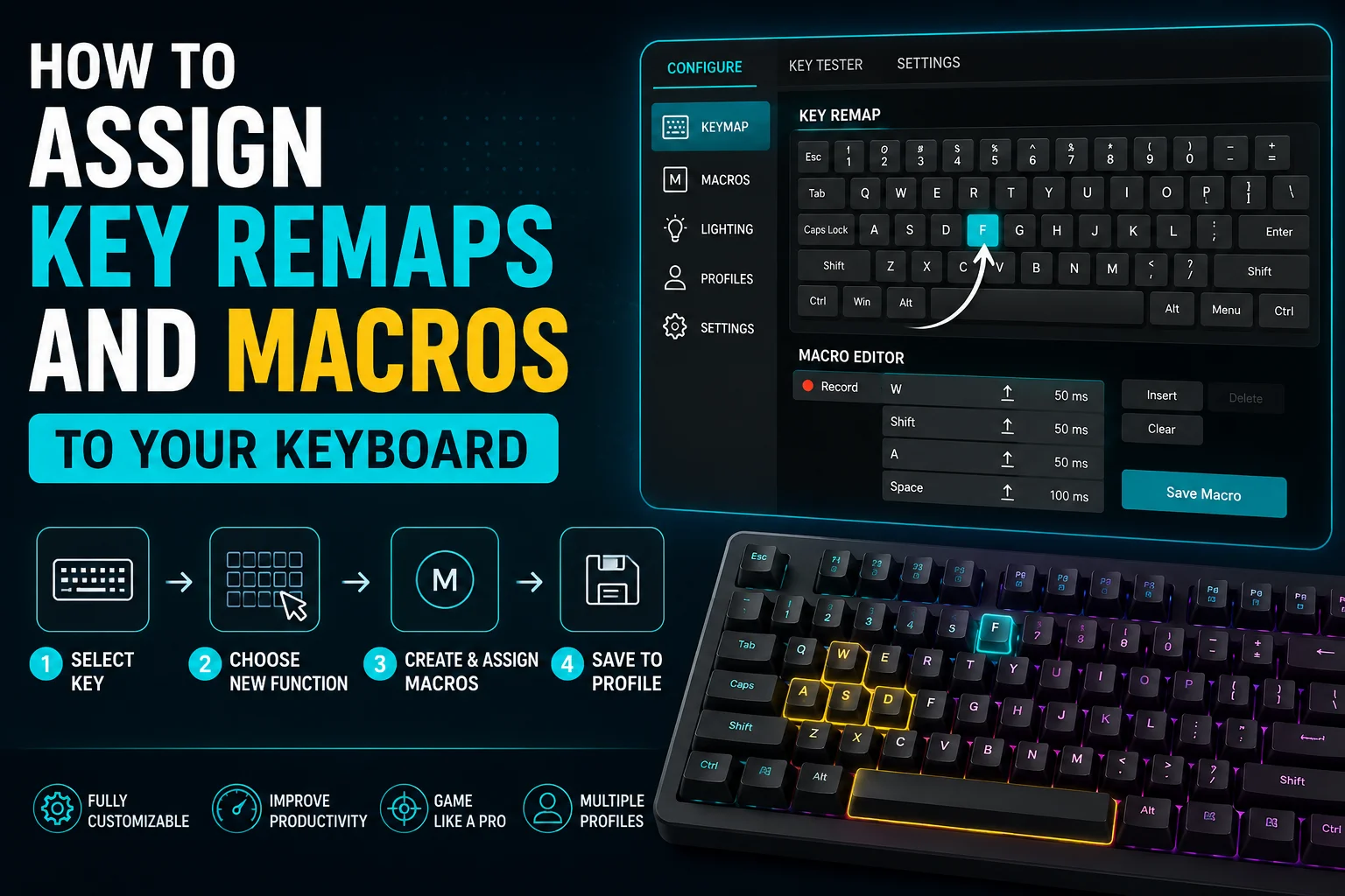 How to Assign Key Remaps and Macros to Your Keyboards 1
