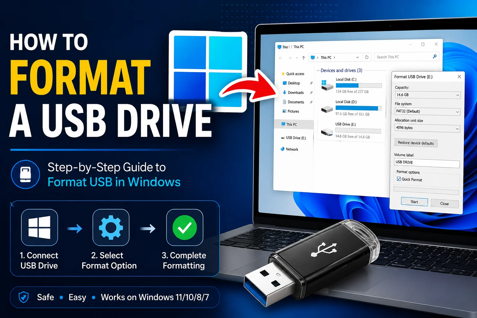 How to Format a USB Drive 1