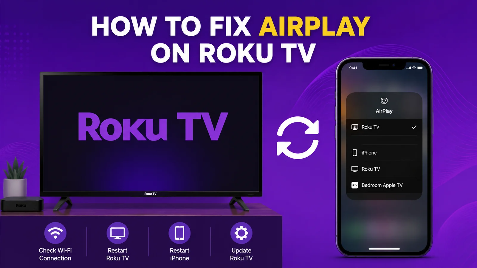 How to Fix AirPlay on Roku TV 1