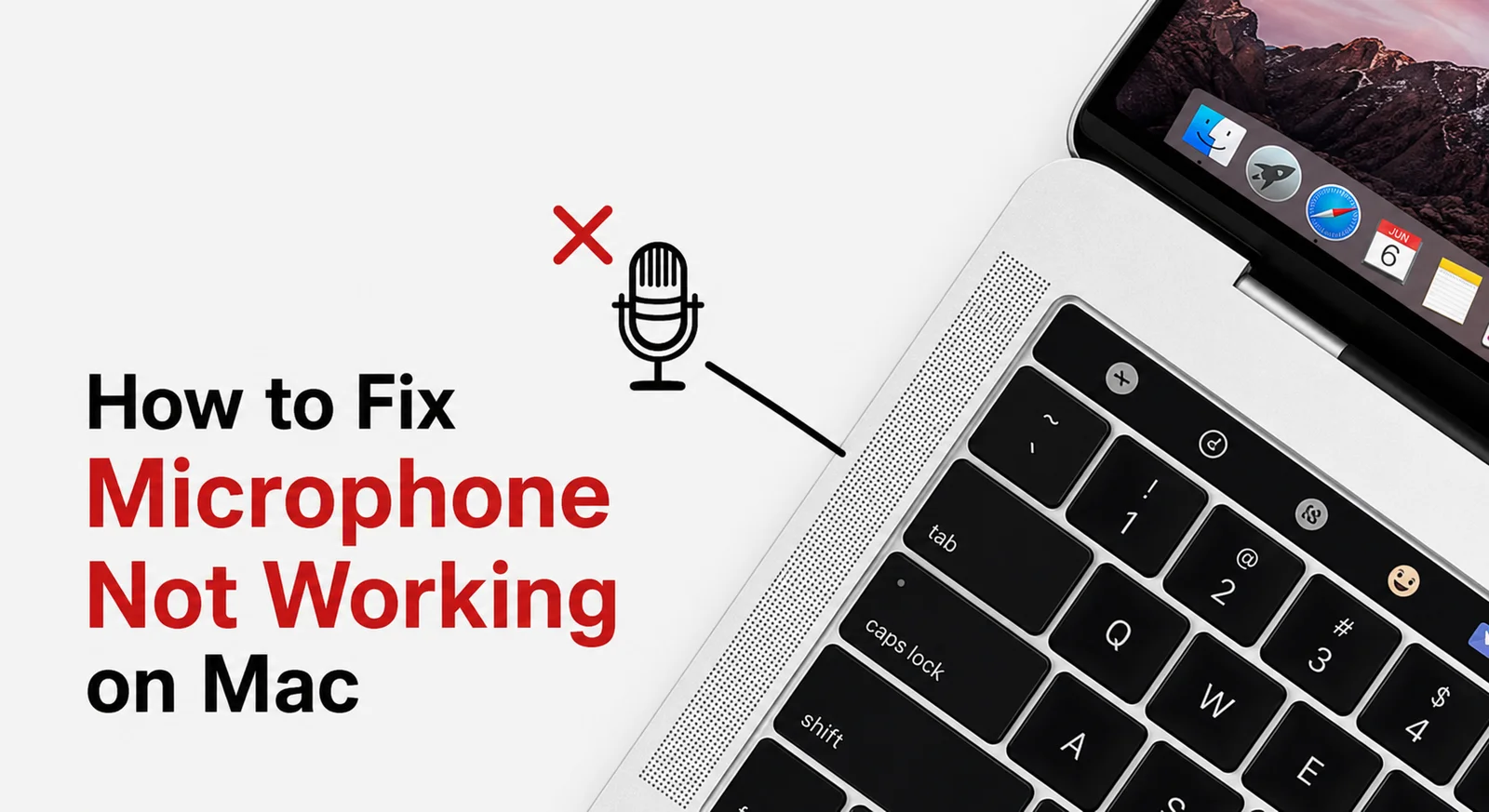 How to Fix Microphone Not Working on Mac 1