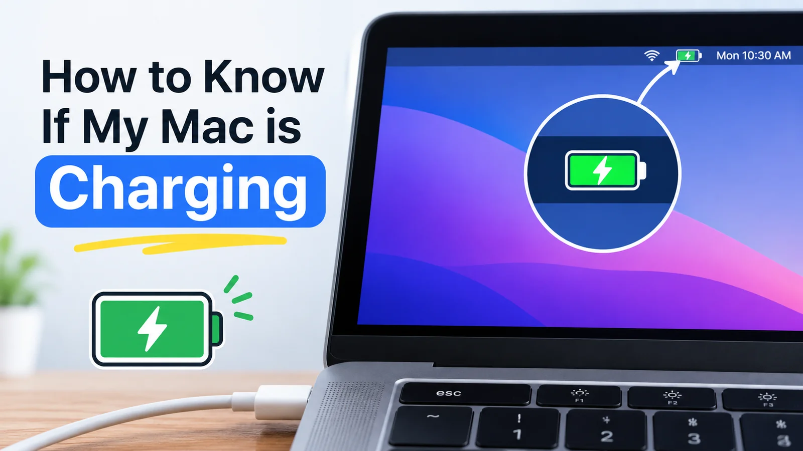 How to Know If My Mac Is Charging