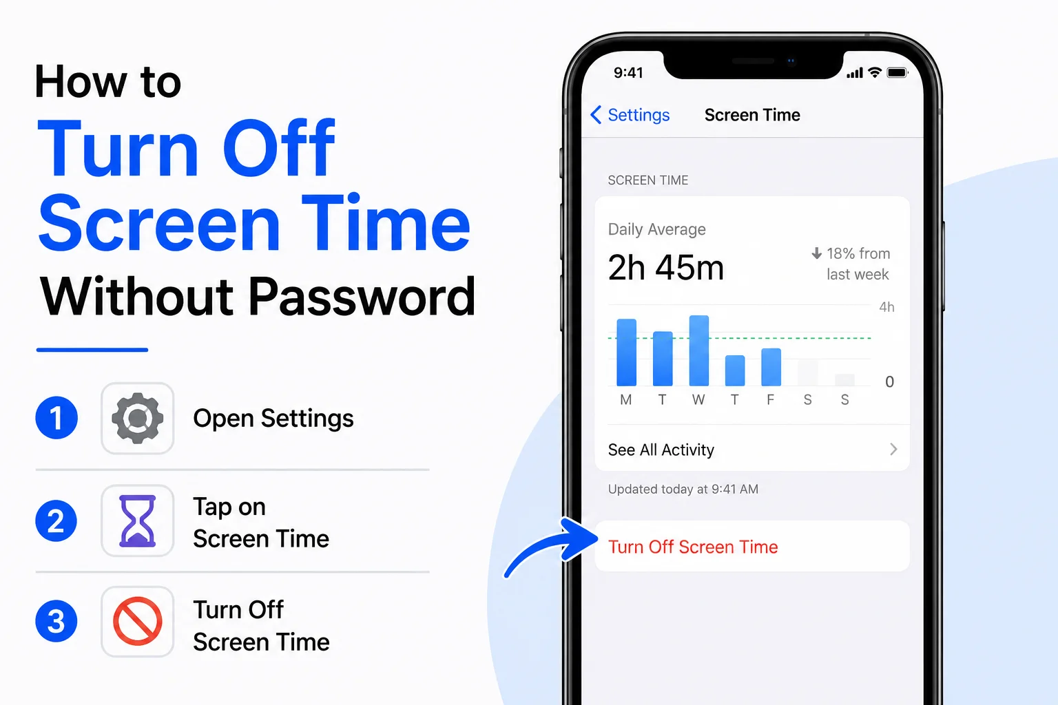 How to Turn Off Screen Time Without Password