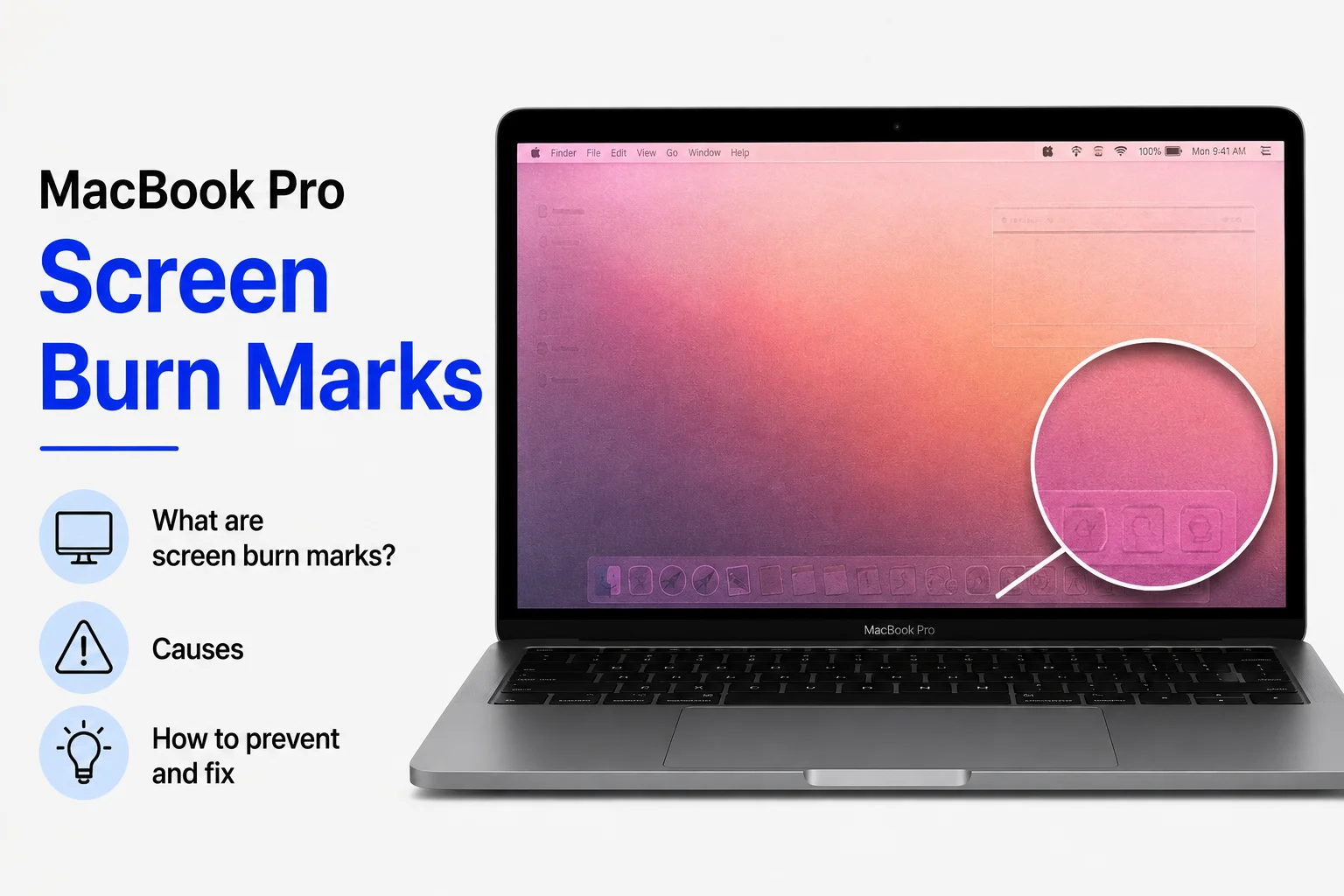 MacBook Pro Screen Burn Marks