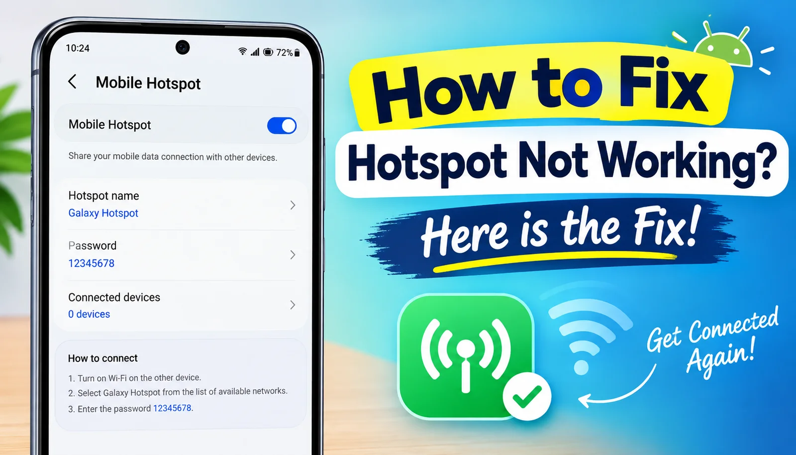How to Fix Hotspot Not Working