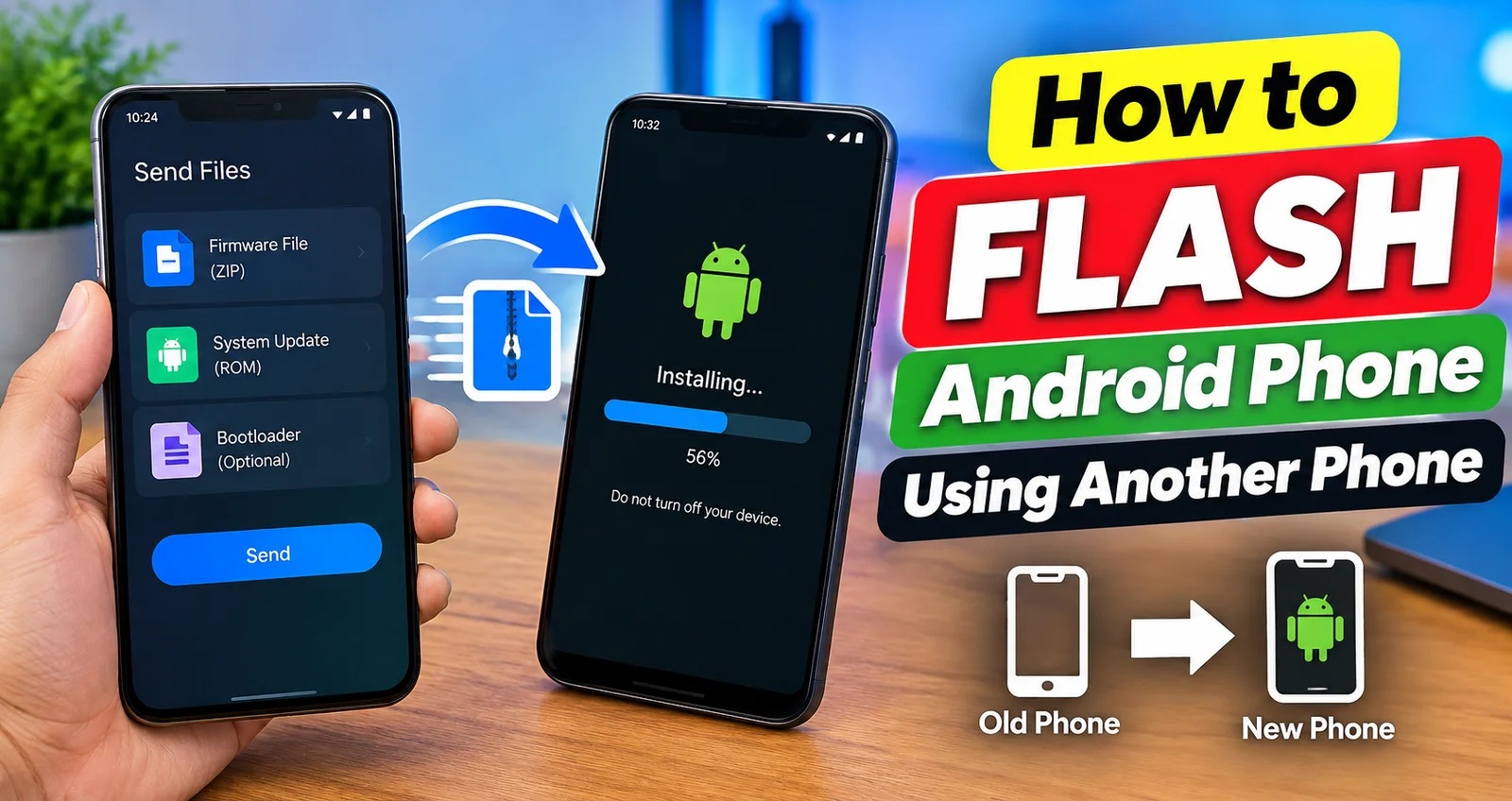 How to Flash Android Phone Using Another Phone 3